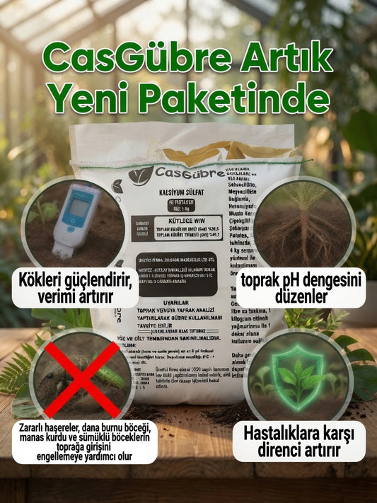1 KG-CasGübre Kalsiyum Sülfat Gübresi
